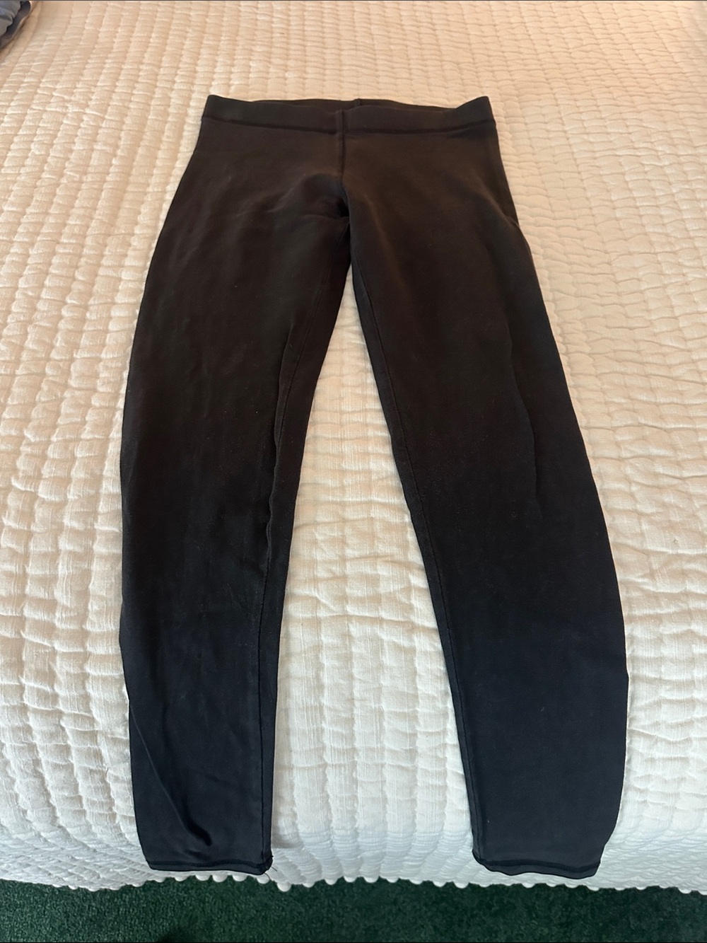 J. Crew Black Cotton Leggings - Slightly Faded